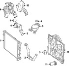 166-500-85-75 Mercedes-benz 1665008575 Genuine Oem