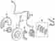 166-905-40-02 1669054002 Mercedes-benz Genuine Oem Abs Sensor