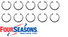 24175 Four Seasons Frigidaire Compressor Snap Rings Audi Ford Gm Jaguar