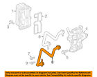 2741880120 Mercedes Oem Engine Oil Pipe