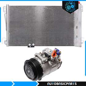10274310 Autobasicparts For 2003-2005 Mercedes-benz C230 1.8l Ac Condenser And Compressor Set