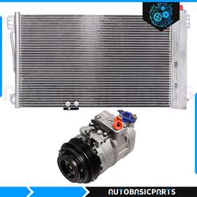 10274312 Autobasicparts For 2003 Mercedes-benz Clk320 Base Coupe 3.2l Ac Condenser And Compressor Set