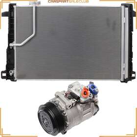 10156886 Carspartsaleclub Ac Condenser And Compressor Cooling Kit For 2010-11 Mercedes-benz E550 5.5l V8