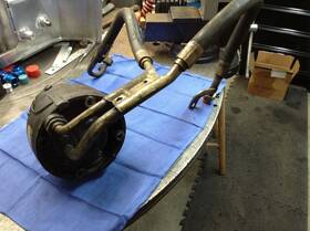 32134 Mercedes Om 617 Air Conditioning Compressor Part With Manifold