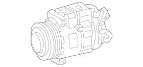 Mercedes-benz 001-230-10-11-87 Genuine Mercedes-benz Remanufactured Compressor