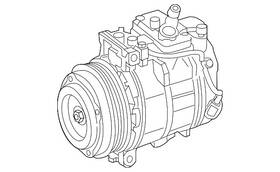 Mercedes-benz 001-230-32-11-87 Genuine Mercedes-benz Compressor