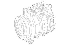 Mercedes-benz 001-230-54-11-87 Genuine Mercedes-benz Remanufactured Refrigerant Compressor