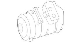 Mercedes-benz 003-230-85-11-87 Genuine Mercedes-benz Remanufactured Refrigerant Compressor