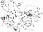 Mercedes-benz Sl R231 Engine Pump Poly-v-belt Pulley A0004662915. Fixed Price $279.10.