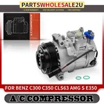 A/c Compressor With 6-GROOVE Pulley For Mercedes-benz GLK350 C300 CLS63 Amg. Fixed Price $195.99.