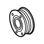 New Genuine Mercedes-benz-sprinter Poly-v-belt Pulley 0002342612 Oem. Fixed Price $481.60.
