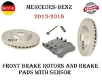 Front Brake Disc Rotors With Pads & Sensor Set For Mercedes W463 G63 G65. Fixed Price $1223.33.