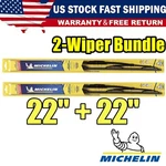 For Michelin 22"+22" Blades 18-220 X2 2005-2006 Driver+passenger 2-WIPER Set. Fixed Price $31.03.
