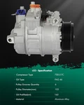 Ac A/c Compressor For Mercedes-benz SL500 SL55 2003-2007 11256C. Fixed Price $144.82.