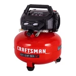 Craftsman 6-GALLON Portable Electric 150 Psi Pancake Air Compressor. Fixed Price $89.99.
