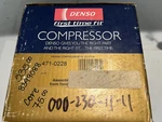 Genuine Denso A/c Compressor & Clutch Mercedes 000-230-11-11 Reman W124 W201 190. Fixed Price $949.95.