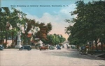 Monticello, Ny New York West Broadway Soldiers' Monument Linen Vintage Postcard. Fixed Price $11.19.