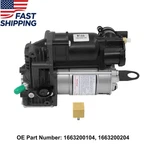 Air Suspension Compressor Pump W/ Relay For Mercedes-benz GL350 GL450 1663200104. Fixed Price $99.99.