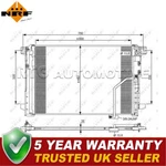 Nrf Air Conditioning Condenser Fits Mercedes C-class 2007- E-class 2009-2016. Fixed Price $154.06.