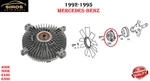 Fan Clutch Radiator Cooling For 1992-1995 Mercedes 400E / 500E E420 E500 Pqa. Fixed Price $197.77.
