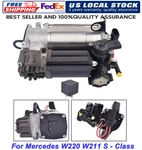For Mercedes W220 W211 - Class New Air Suspension Compressor Pump 2203200104. Fixed Price $80.00.