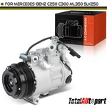 A/c Compressor W/ 6-GROOVE Pulley & 6SBU16C Style For Mercedes-benz C250 SLK250. Fixed Price $184.99.