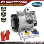 New A/c Compressor With Clutch For Jaguar 2007 2008 2009 Xkr 07-09 V8 4.2L. Fixed Price $174.99.