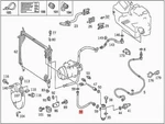 Genuine Mercedes C126 W126 From Condenser To Liquid Tank Pipe Line 1268304915. Fixed Price $35.63.