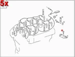 Genuine Mercedes Smart 190 Sl Sprinter Vaneo Vito 450 Screw Pcs 000912006066. Fixed Price $15.91.